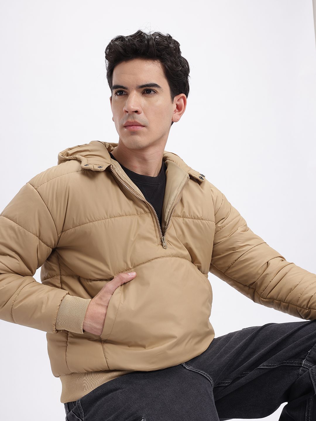 glitchez Hooded Puffer Jacket