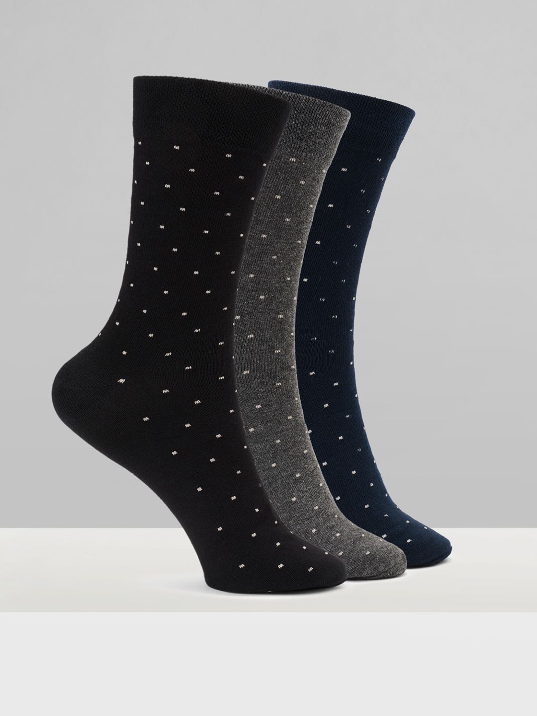BYFORD by Pantaloons Men 3-Pcs Calf Length Socks