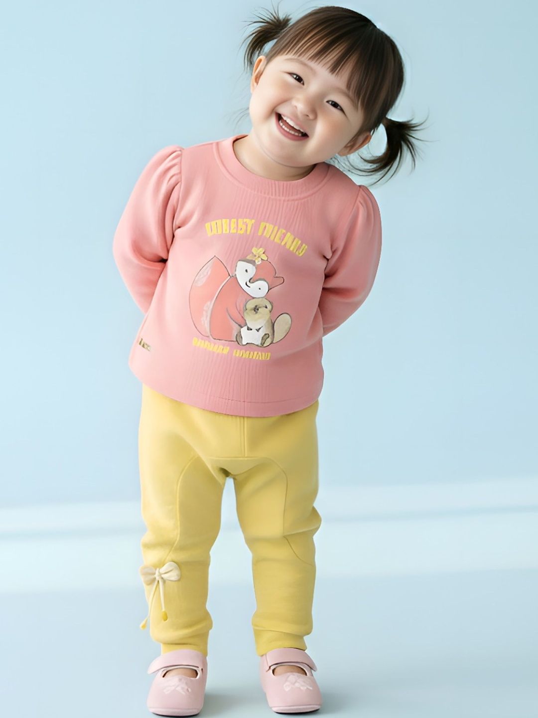 Babys Day Girls Printed T-shirt