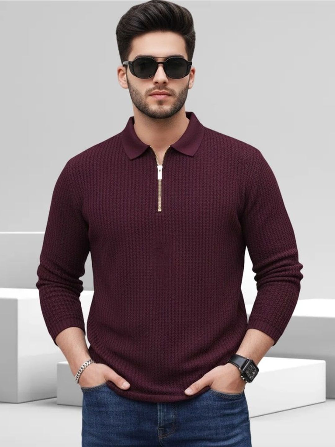 DADA IMPEX Men Polo Collar T-shirt