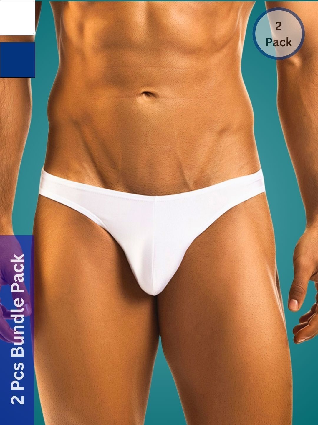 Ribald The Neech Pack Of 2  Low-Rise Thongs Briefs