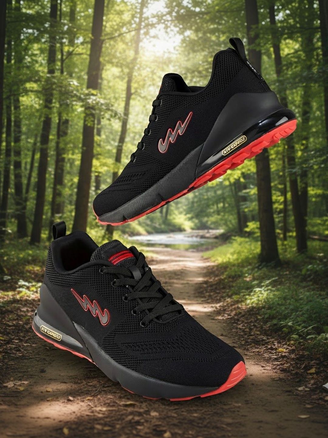 WILD LEOPARD Men Mesh Running Non-Marking Shoes