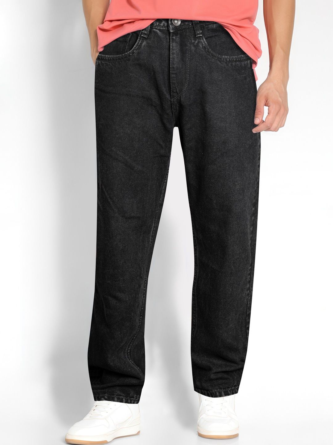 RIG BONE Men Loose Mid-Rise Light Fade Jeans