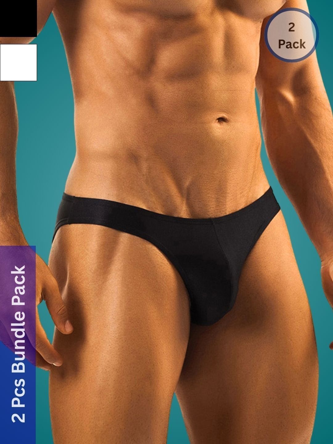 Ribald The Neech Pack Of 2  Low-Rise Thongs Briefs