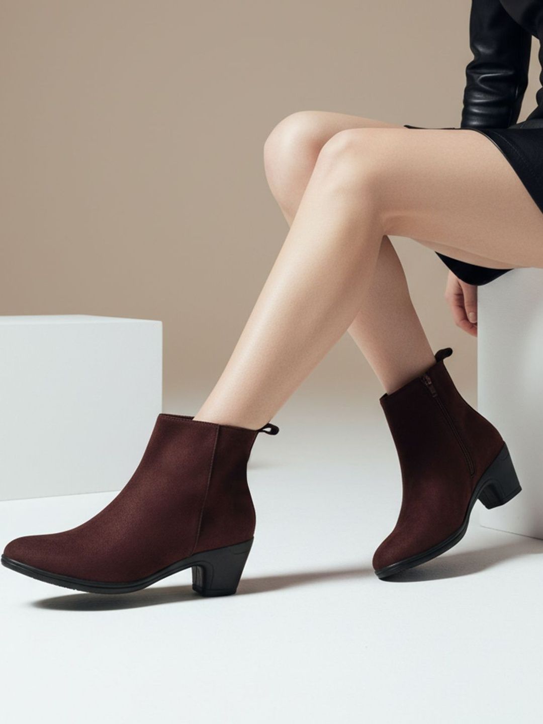 ICONICS Women Round Toe Winter Boots