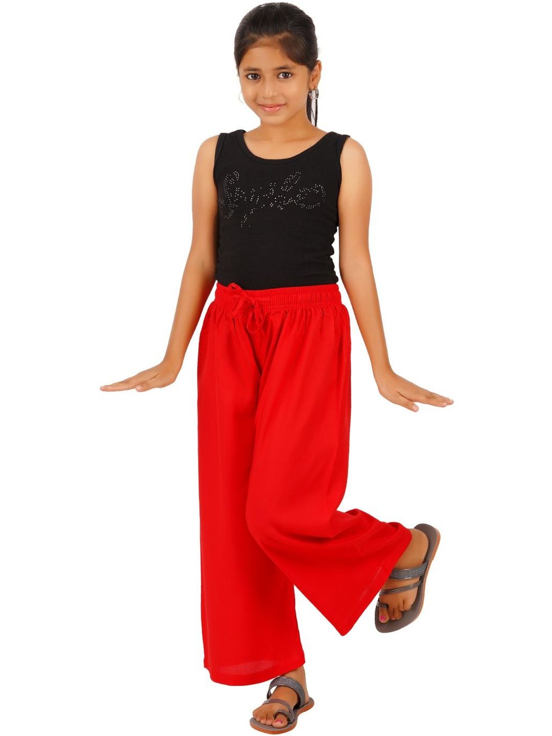 Happy Bunny Girls Ethnic Palazzos