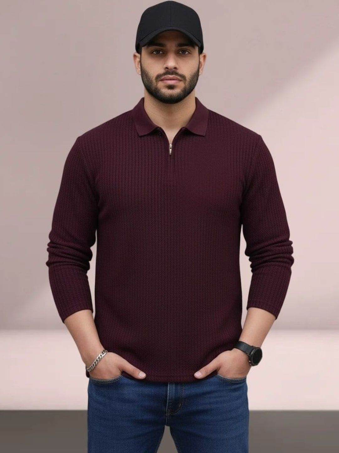 DADA IMPEX Men Polo Collar T-shirt