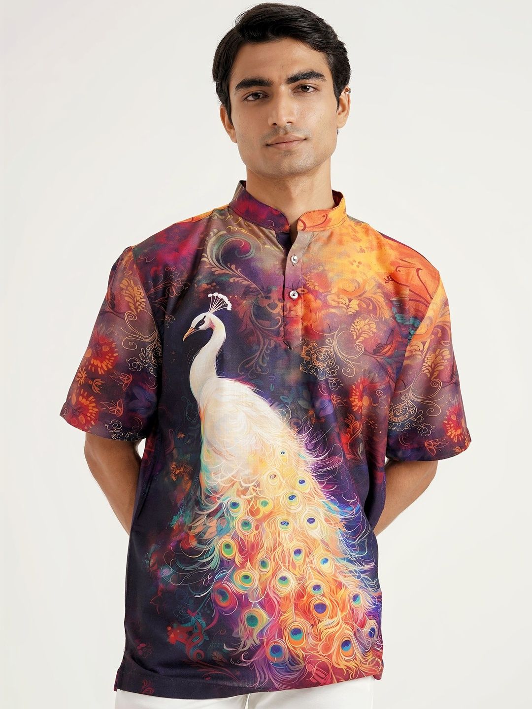 Clazzey Men Printed Kurta