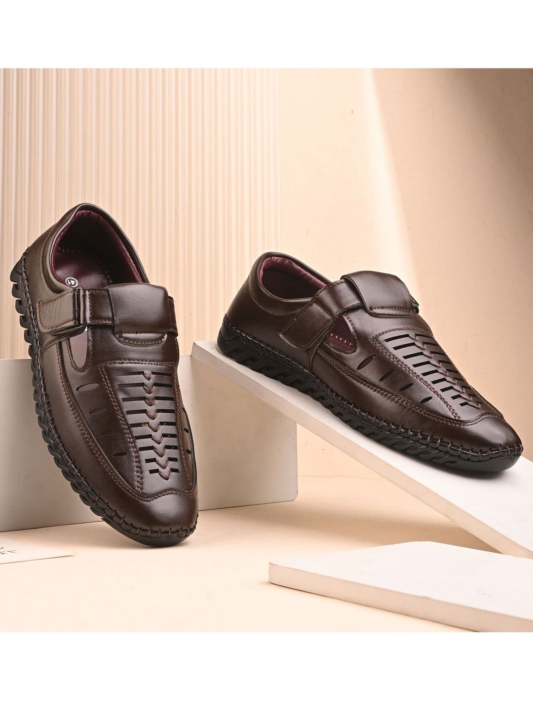 Azzaro Black Men Shoe-Style Sandals