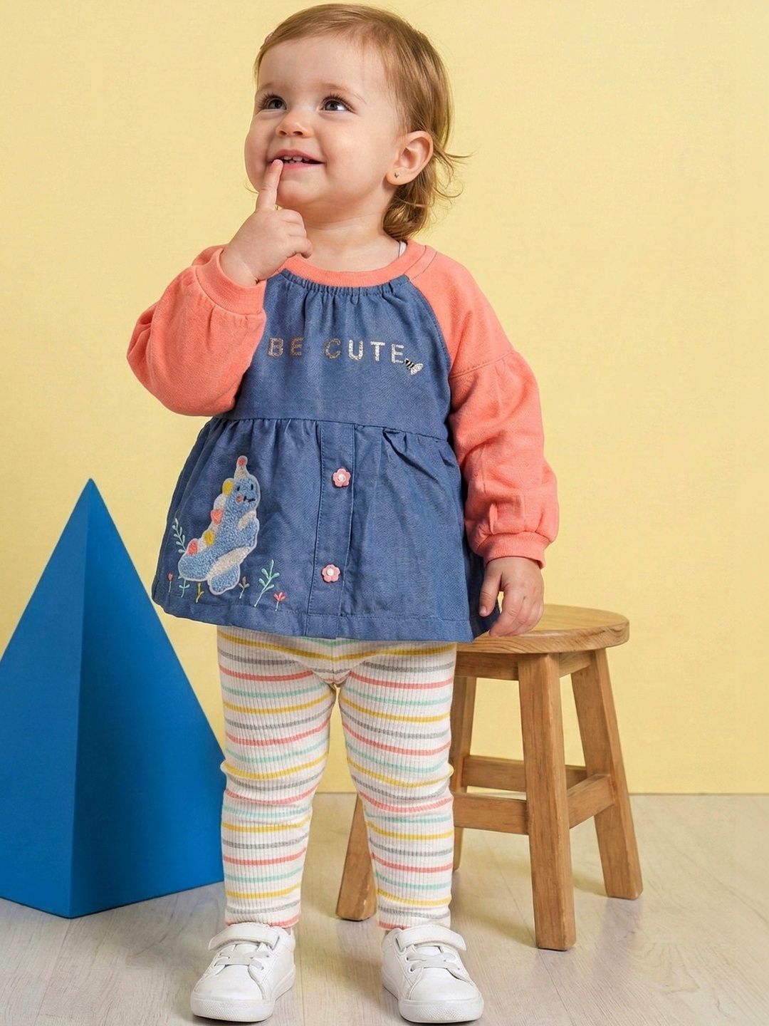 Babys Day Girls Top with Leggings