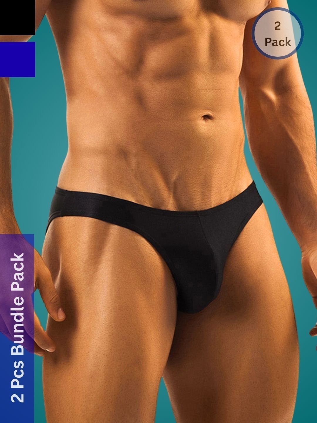 Ribald The Neech Pack Of 2  Low-Rise Thongs Briefs