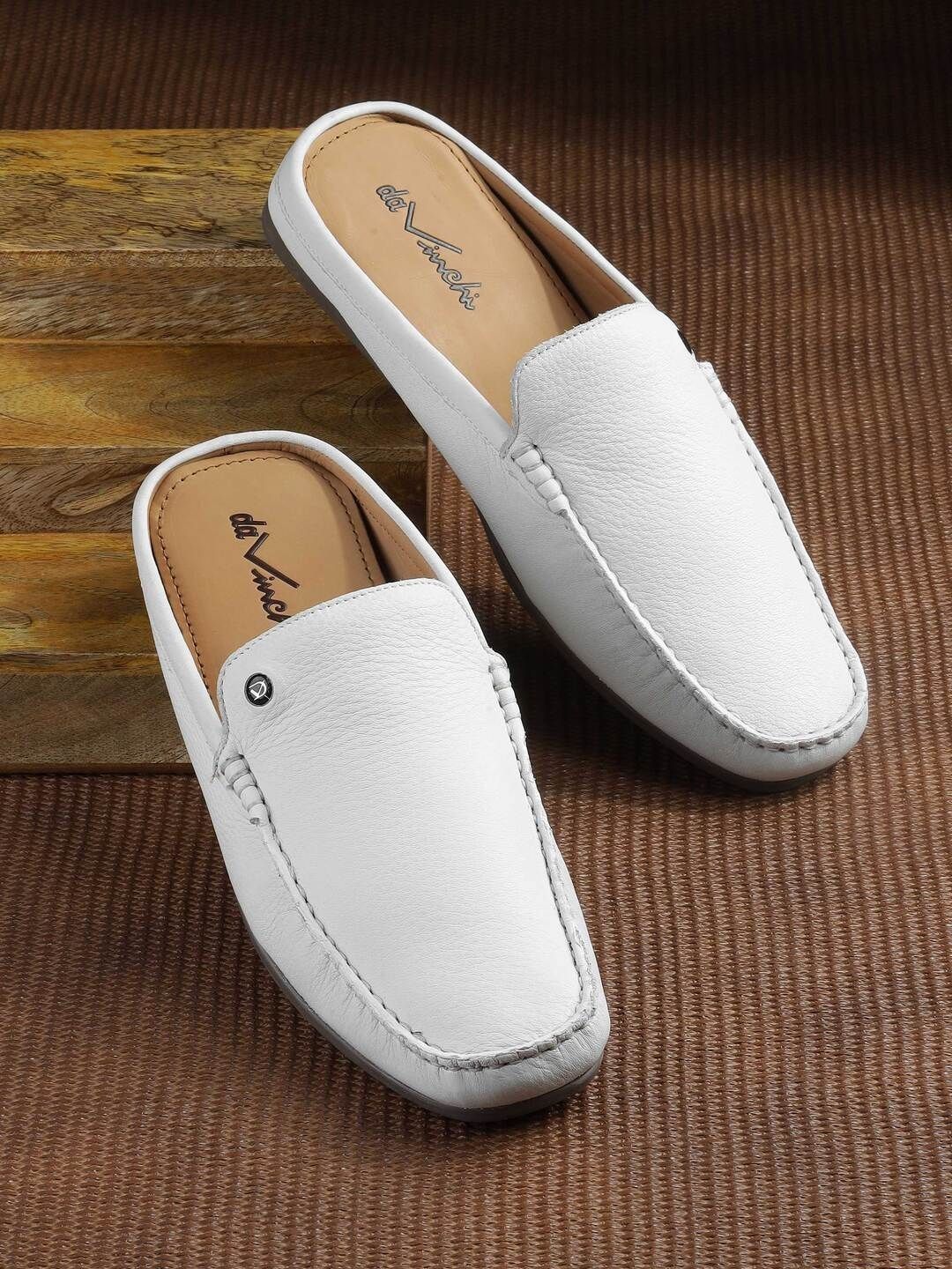 ステファン・マーチンエアー、【White Sand Beech】 Buy DAVINCHI Men Leather Shoe-Style Sandals - Sandals for Men
