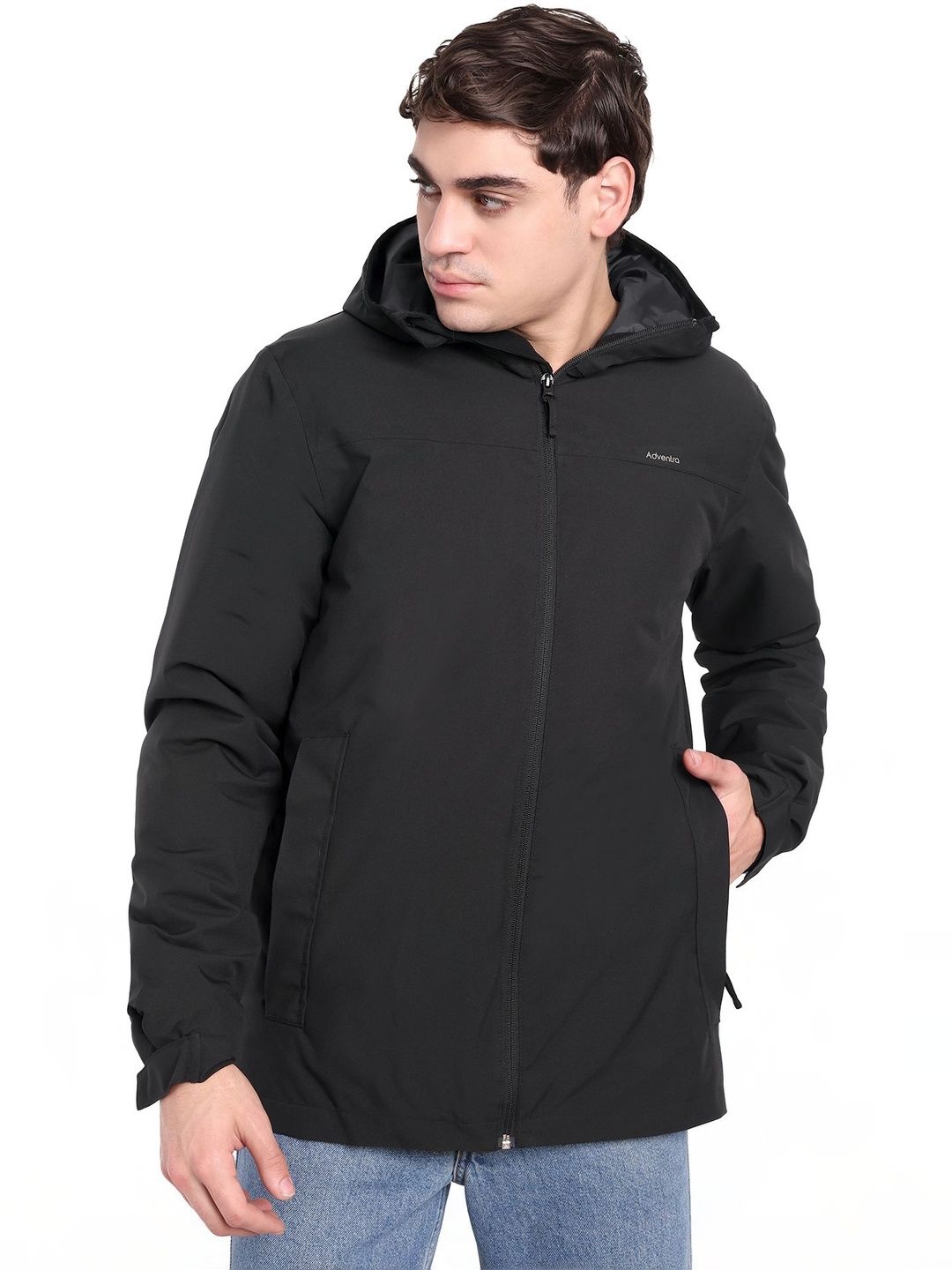 Adventra Sports Mens Black Skiing Jacket