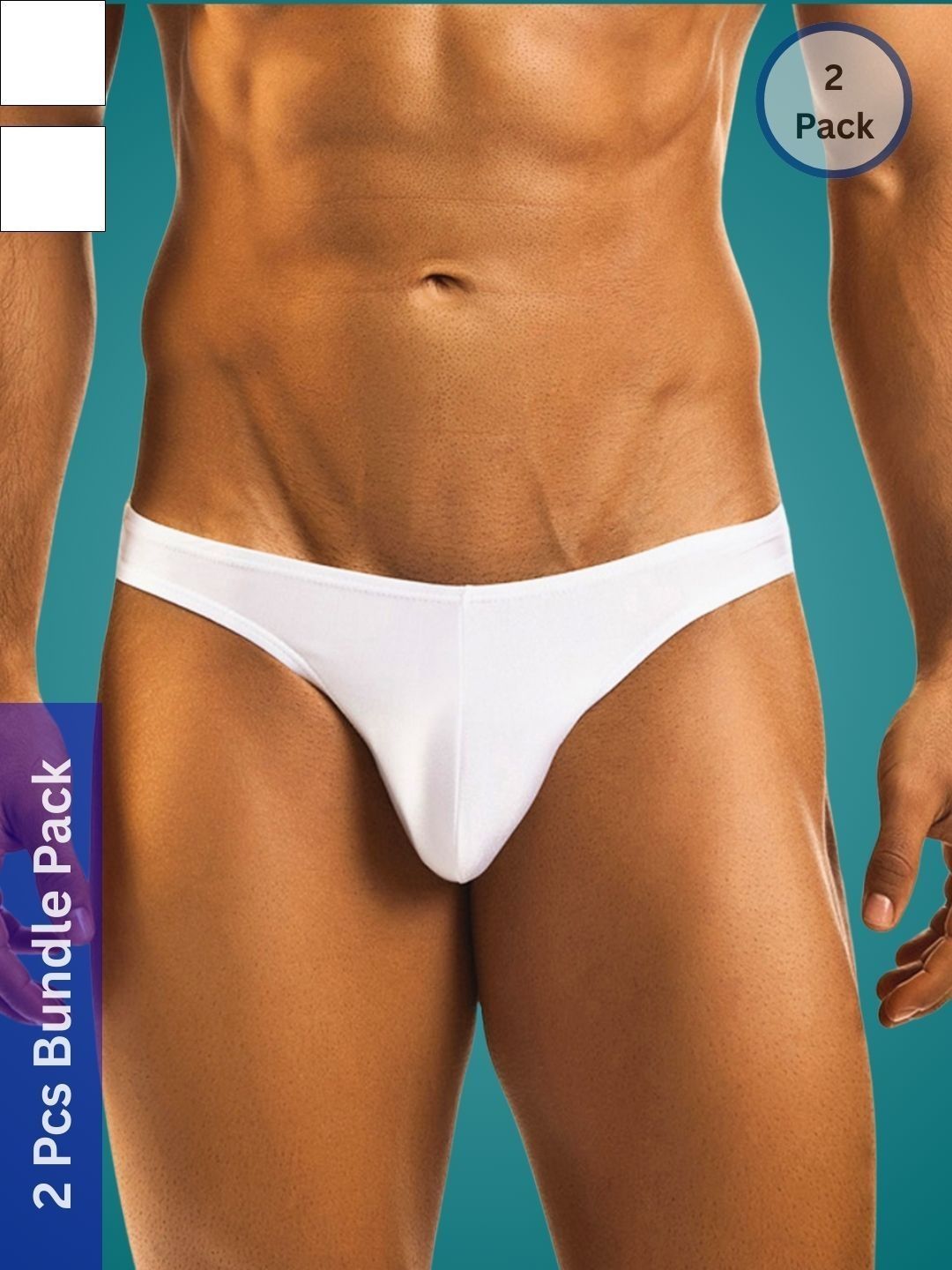 Ribald The Neech Pack Of 2  Low-Rise Thongs Briefs