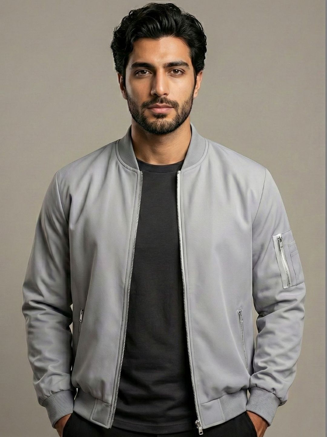 MIA FASHION Men Windcheater Bomber Jacket