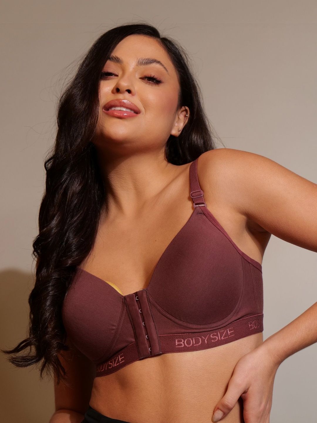 BODYSIZE Bra Full Coverage Lightly Padded