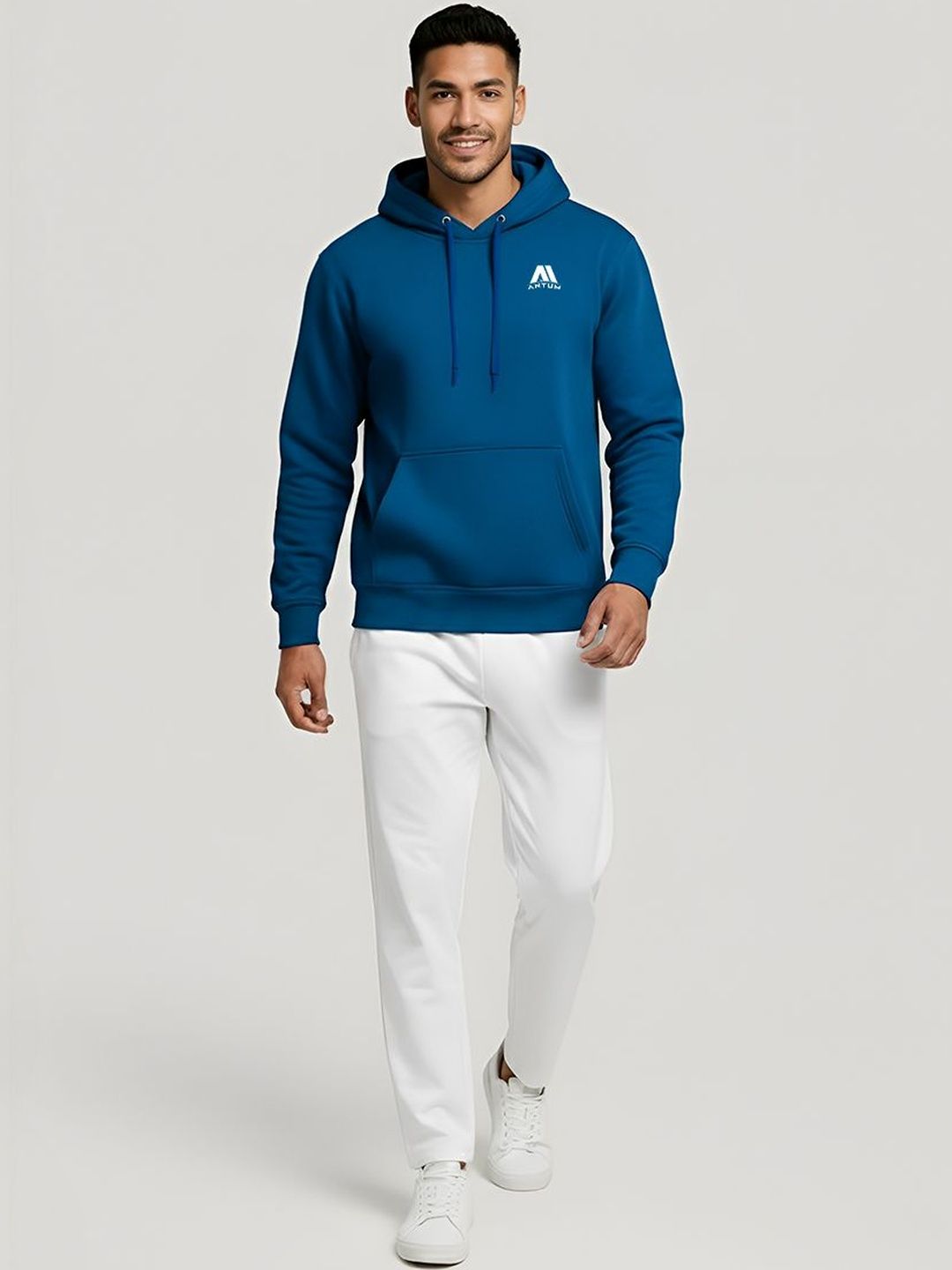 ANTUM Men Brand Logo Puffer Jacket