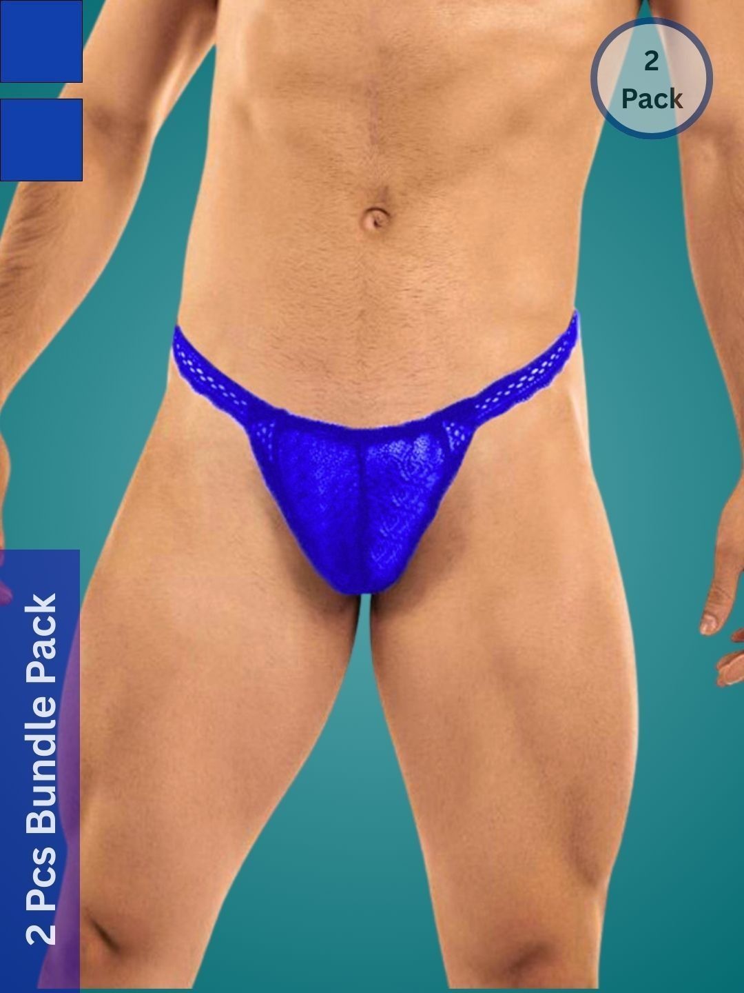 Ribald The Neech Pack Of 2  Low-Rise Thongs Briefs