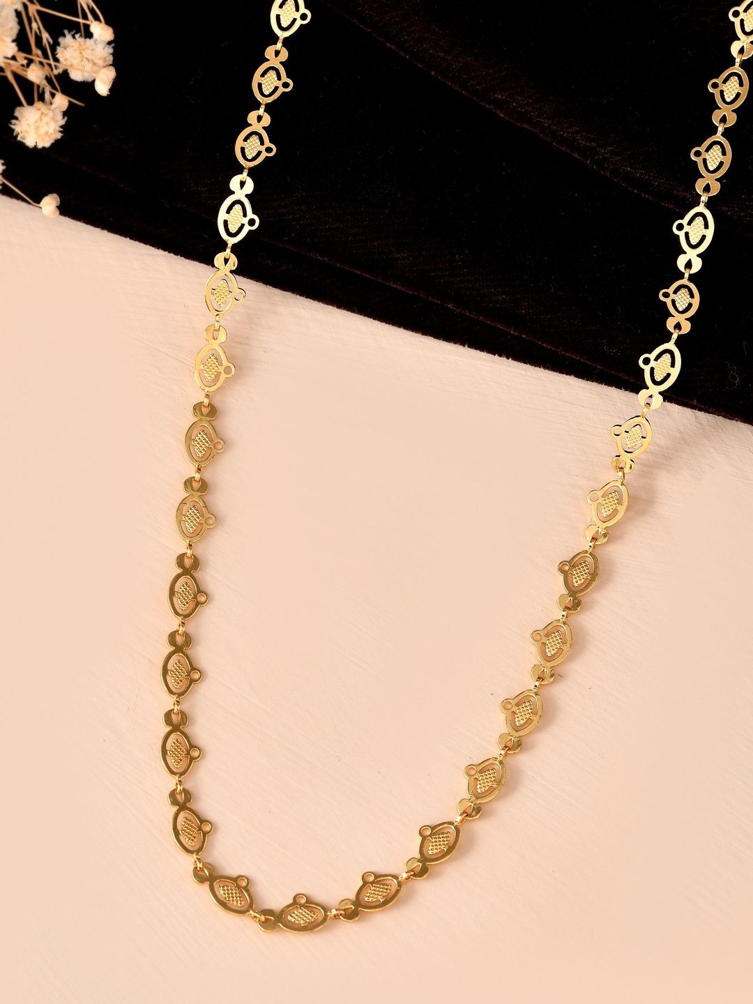 Buy VOJ Brass Gold-Plated Chain - Necklace and Chains for Women