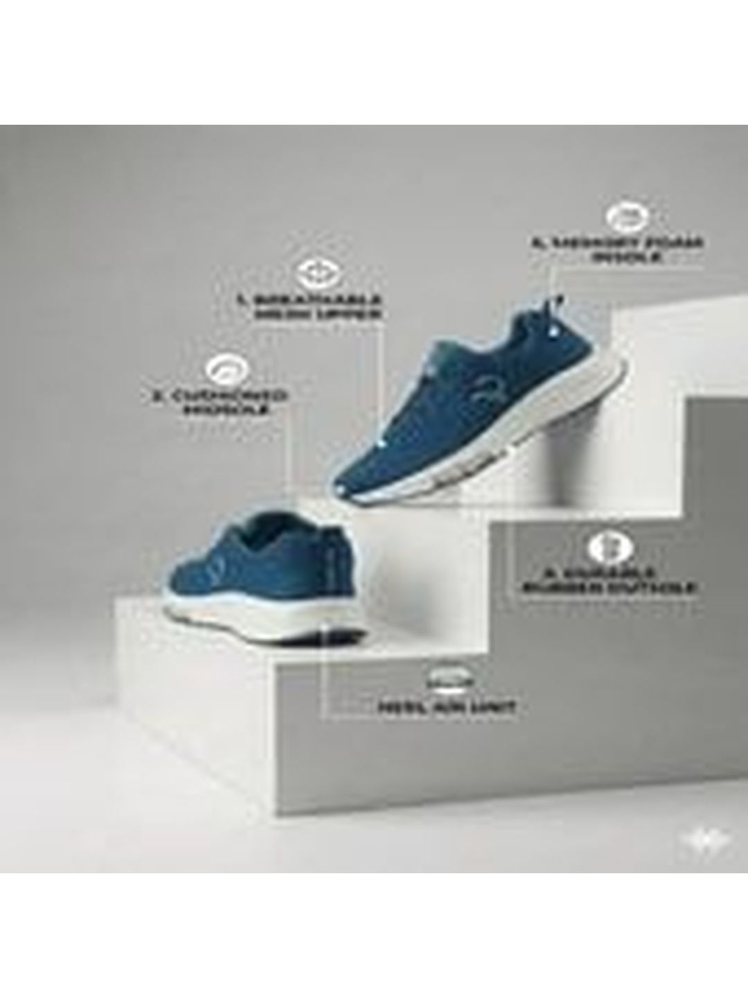 WILD LEOPARD Men Mesh Running Non-Marking Shoes