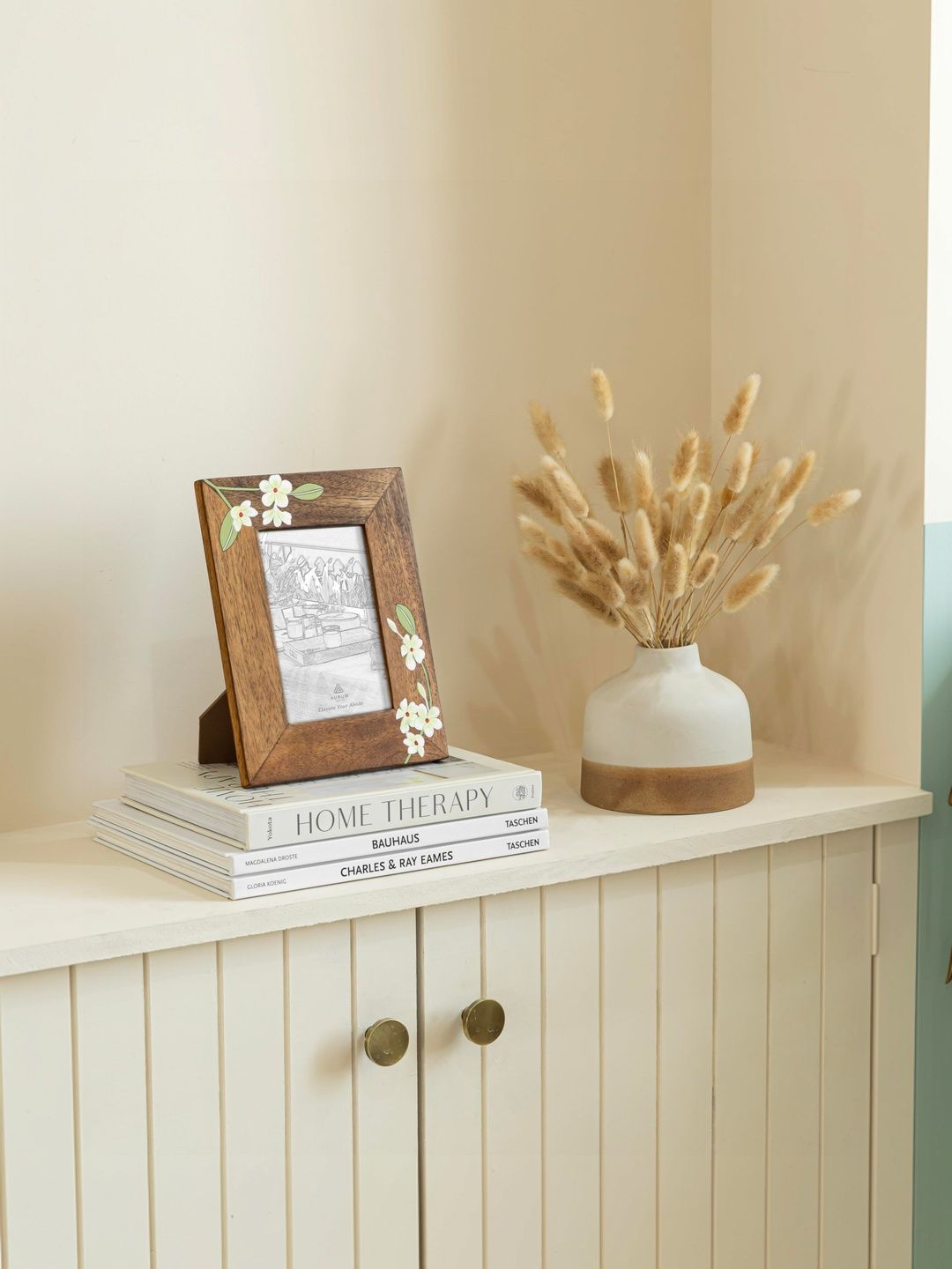 Aurum Crafts Aurum Crafts Brown & Brown 1 Pieces Wood Table Photo Frames