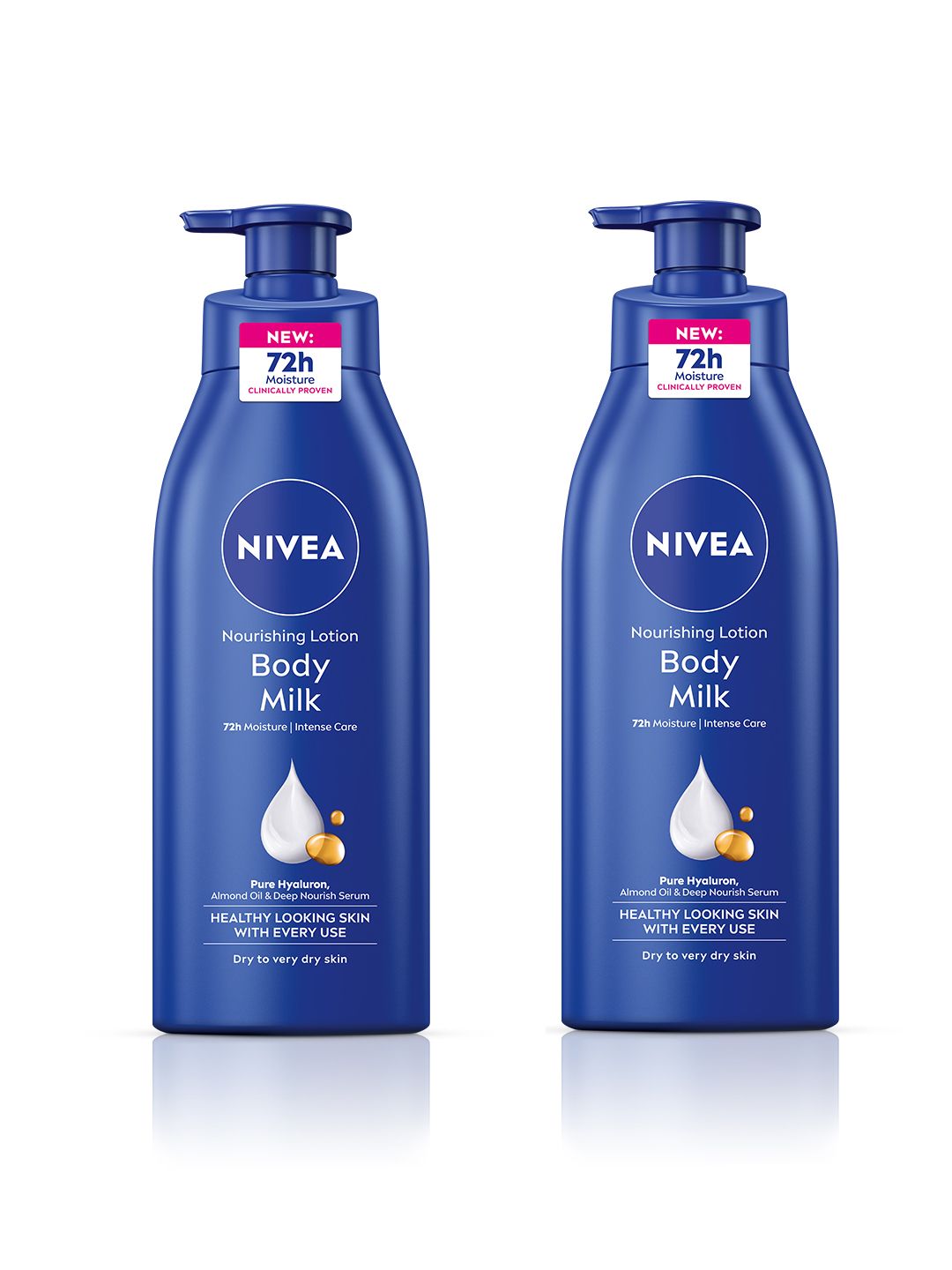 Nivea Nivea Set Of 2 Nourishing Body Milk With Almond Oil & Vitamin E - 400ml Each