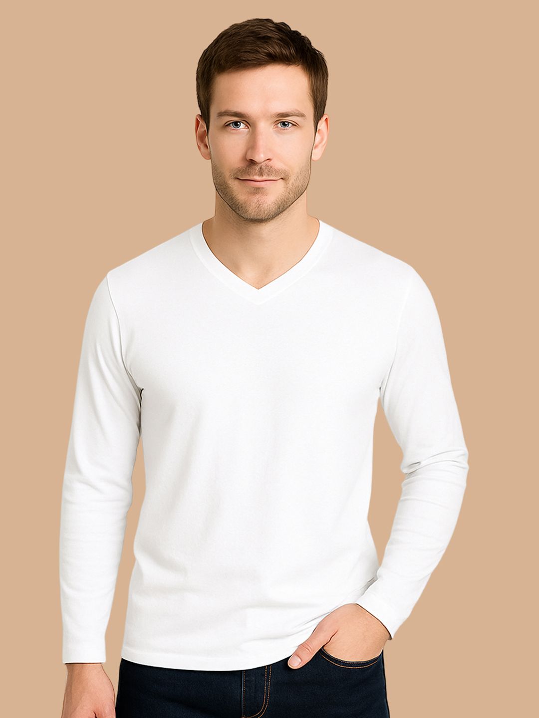 FBAR Men V-Neck T-shirt