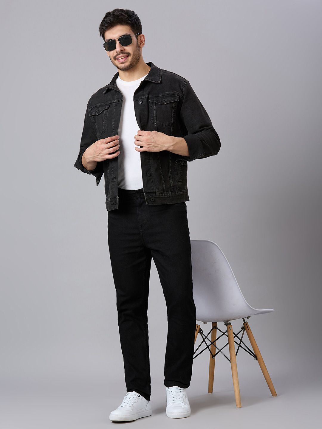 Style Quotient Men Narrow Skinny Fit Mid-Rise Stretchable Jeans