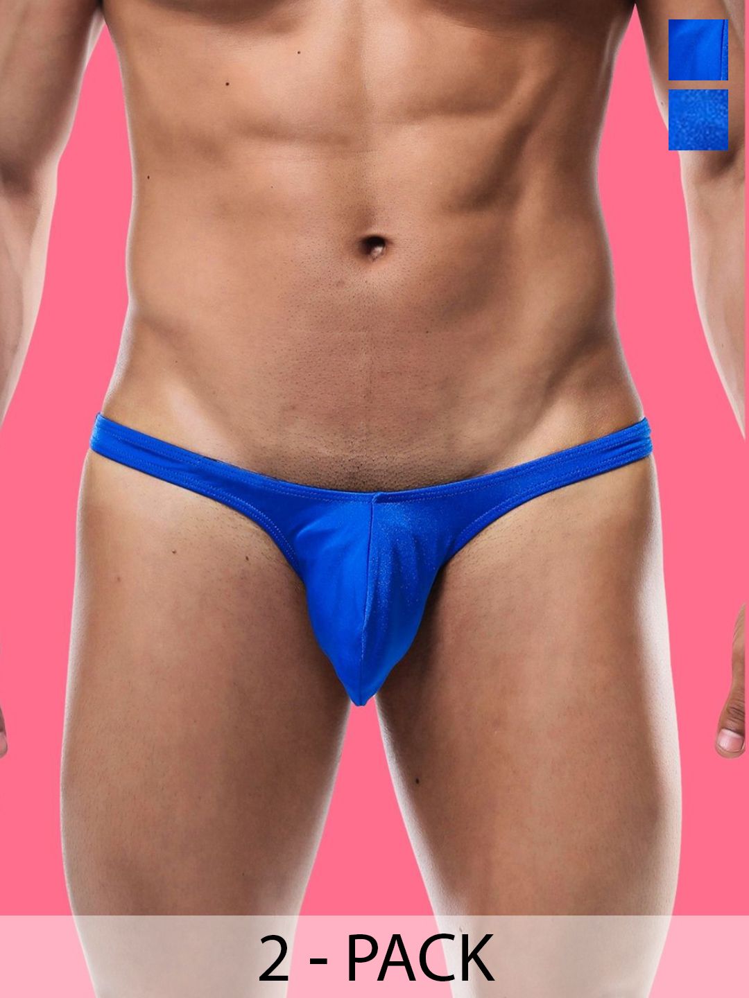 LoveAasan Pack of 2 Low-Rise Bikini Briefs