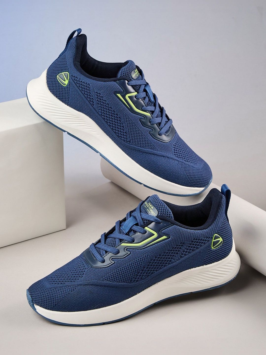 Duke Men Textile Running Shoes