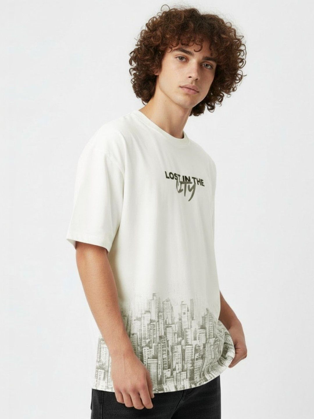 glitchez Men Printed T-shirt