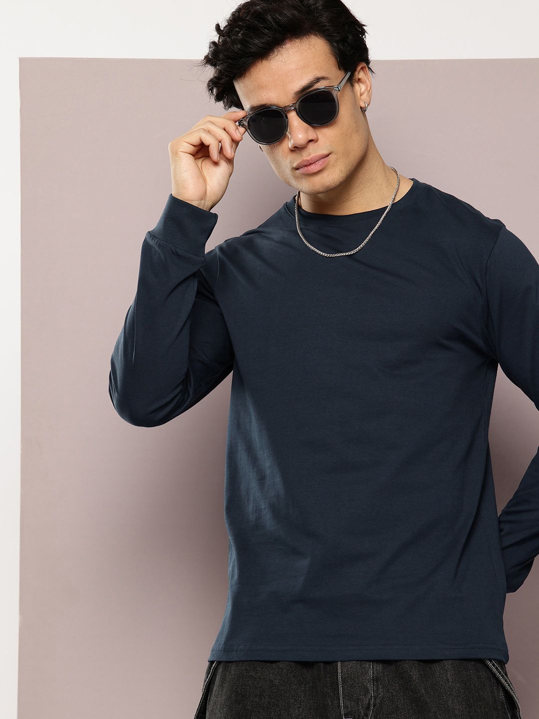 DILLINGER Men Solid Round Neck Regular Fit T-shirt