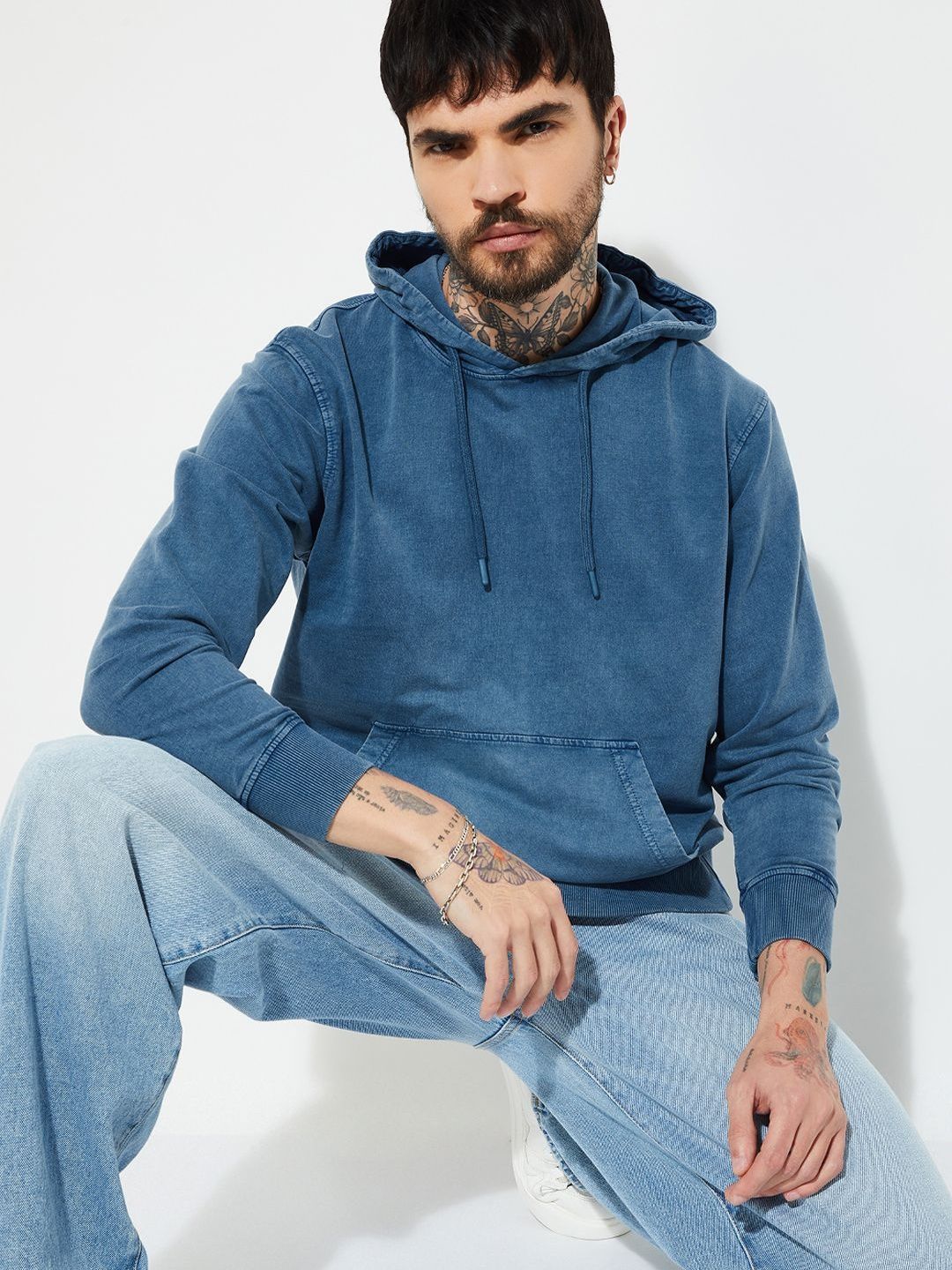 max max Men Hooded Sweatshirt