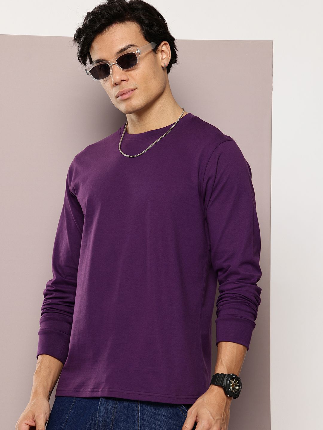 DILLINGER Men Solid Round Neck Regular Fit T-shirt