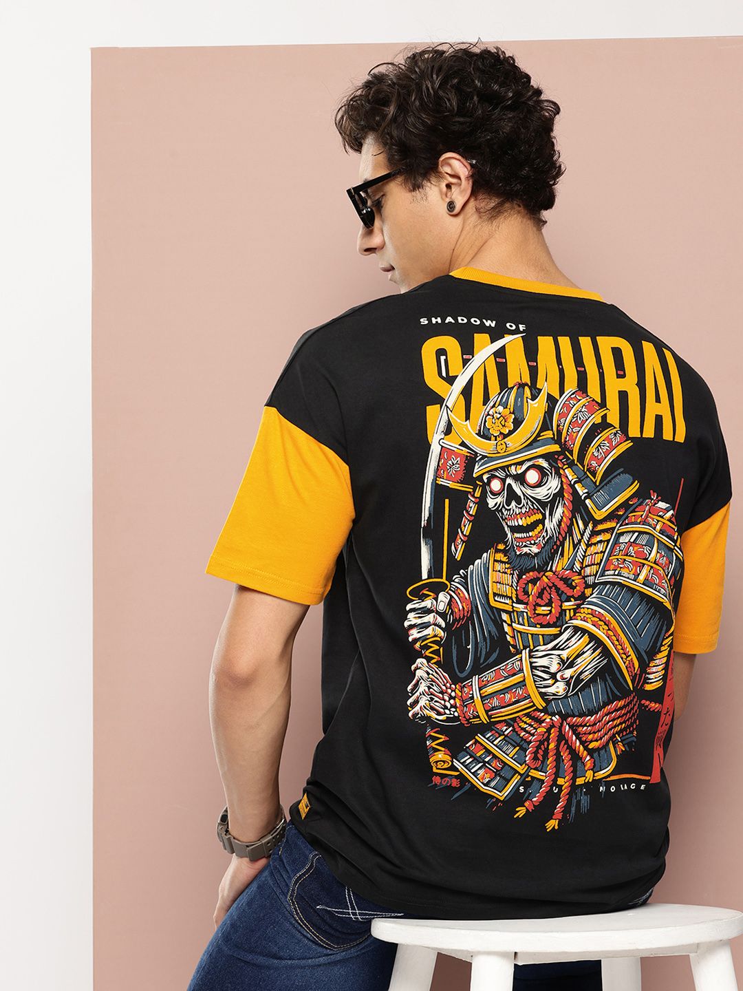 Stormborn Graphic Printed Drop-Shoulder Sleeves Oversized Pure Cotton T-shirt
