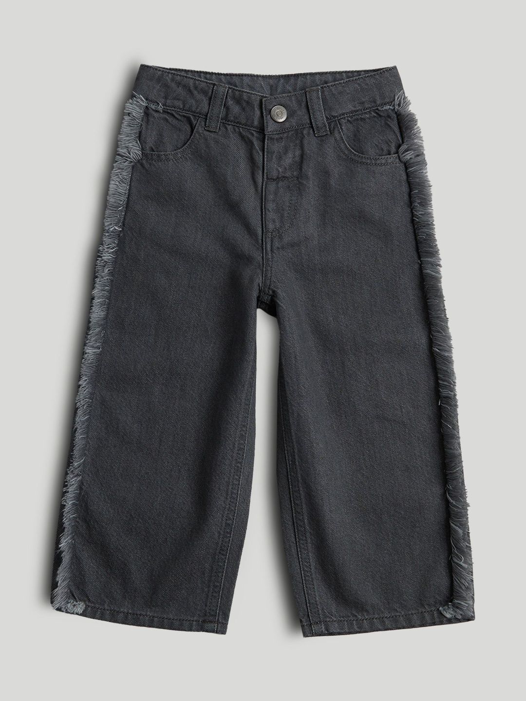 mothercare Girls Regular Fit Mid-Rise Heavy Fade Jeans