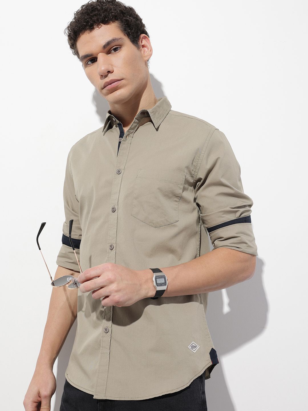 The Roadster Life Co. Pure Cotton Casual Shirt