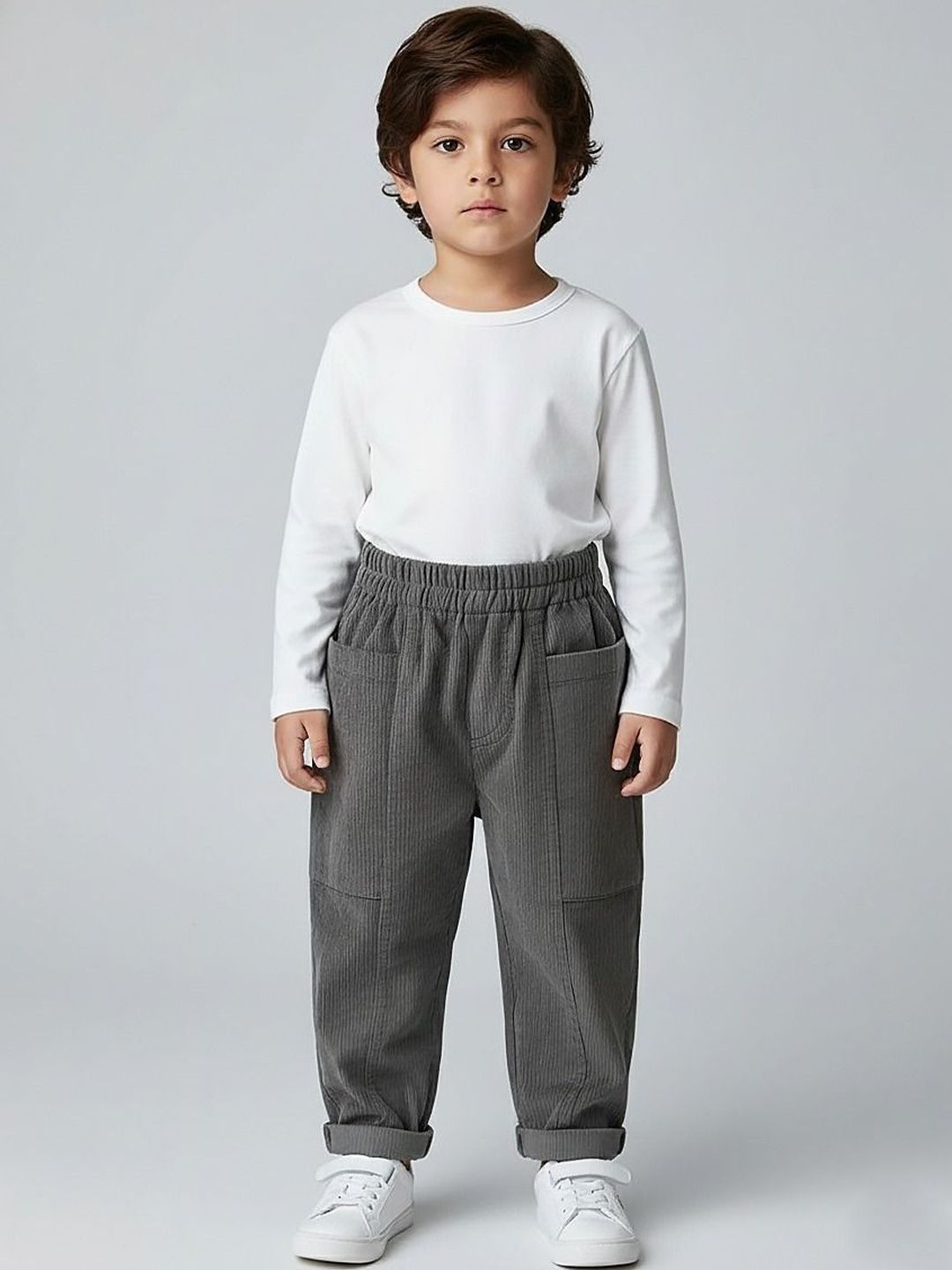 SPUNKIES Boys Textured Corduroy Trousers
