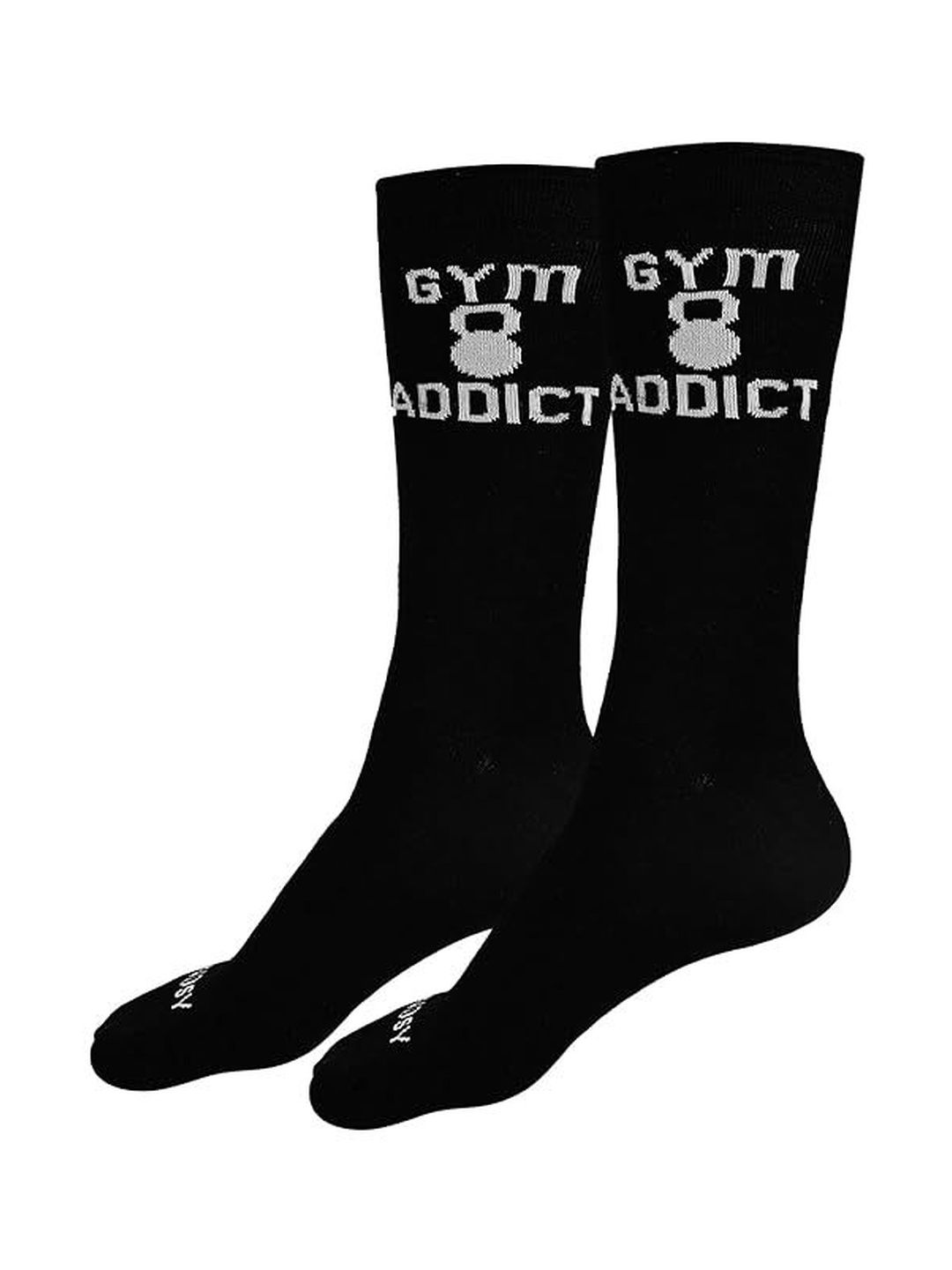 TENDSY Men Patterned Cotton Calf Length Socks