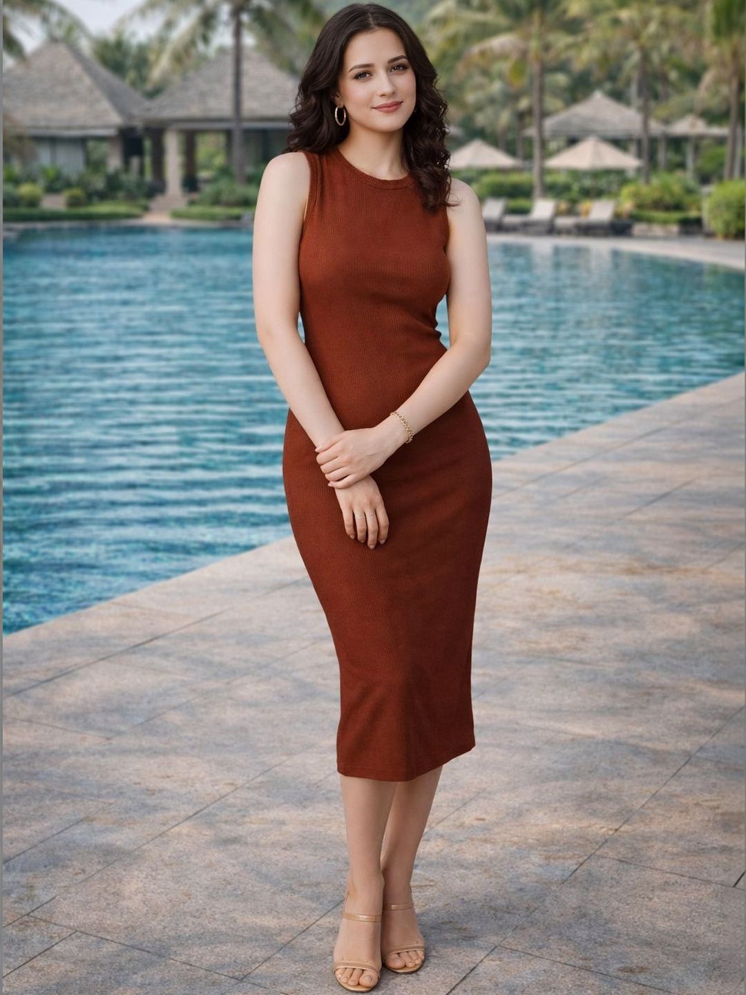 dressberry women bodycon midi dress by myntra reviews Buy 4WRD by Dressberry Women Floral Print Bodycon Midi Dress - Dresses for Women 34125616