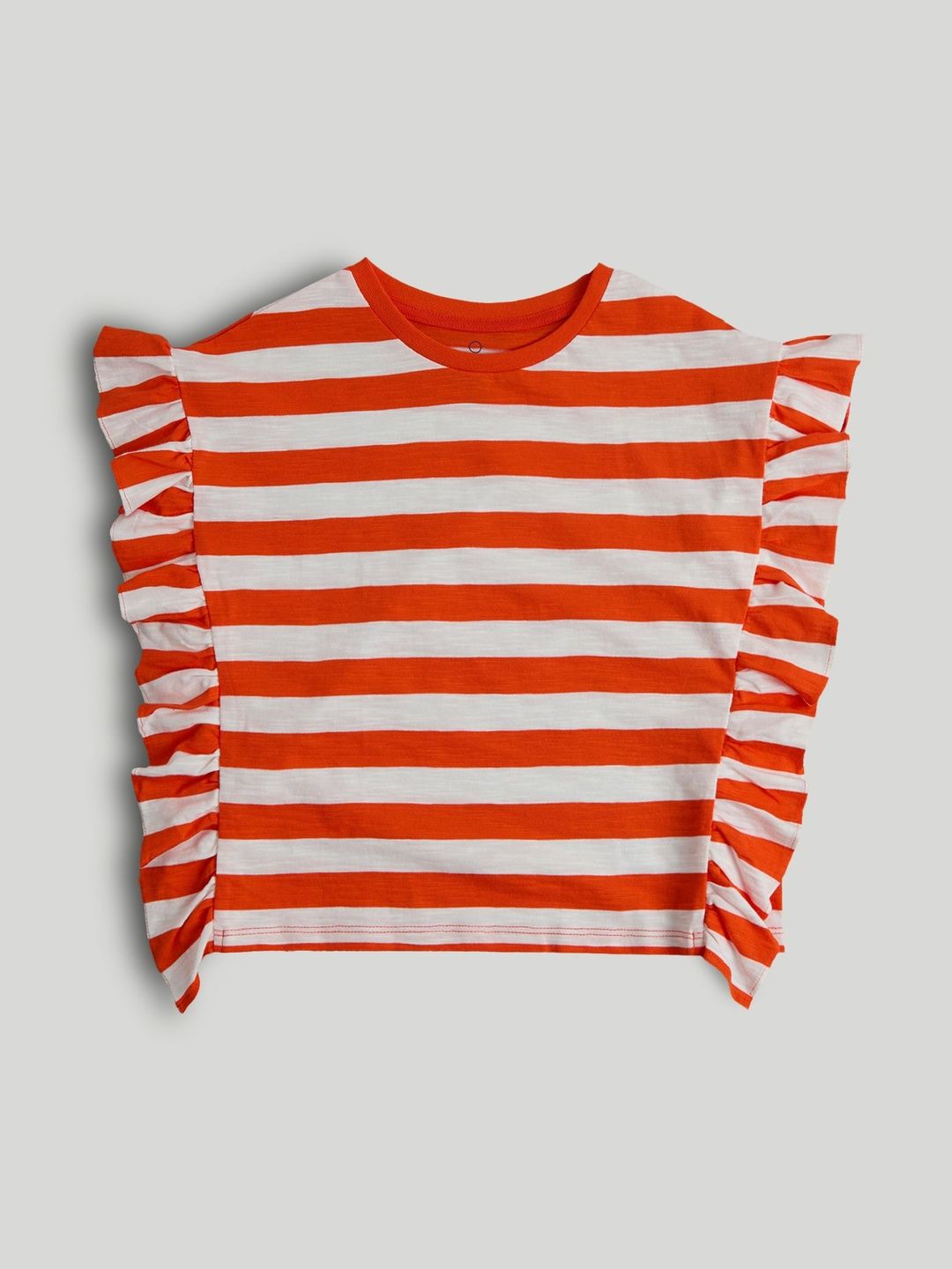 mothercare Girls Striped Pockets T-shirt