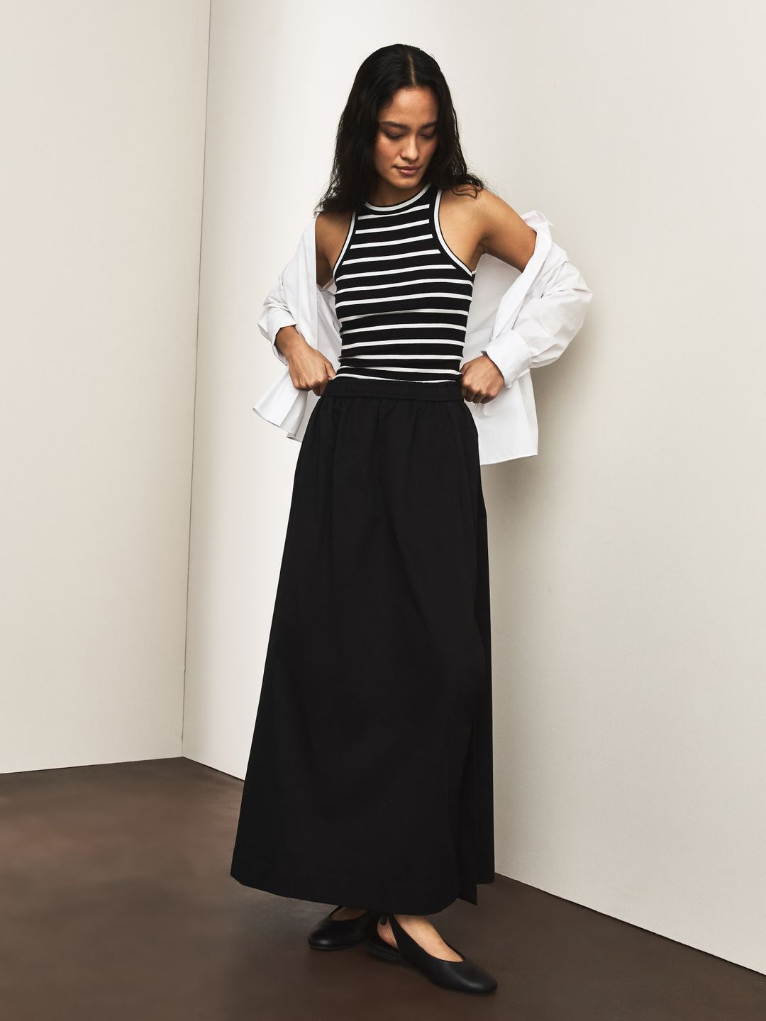 Buy NEXT Mid-Rise Maxi Skirt with Side Slit - Skirts for Women