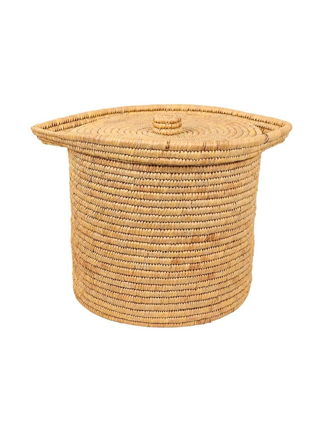 price history - Natriel Off-White Textured Handwoven Laundry Bag