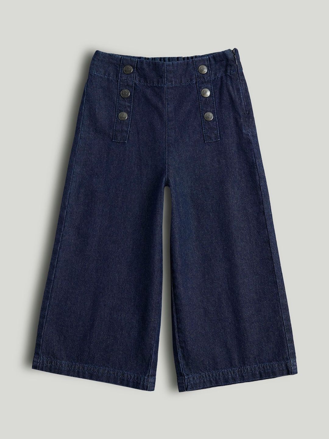 mothercare Girls Regular Fit Mid-Rise Low Distress Jeans