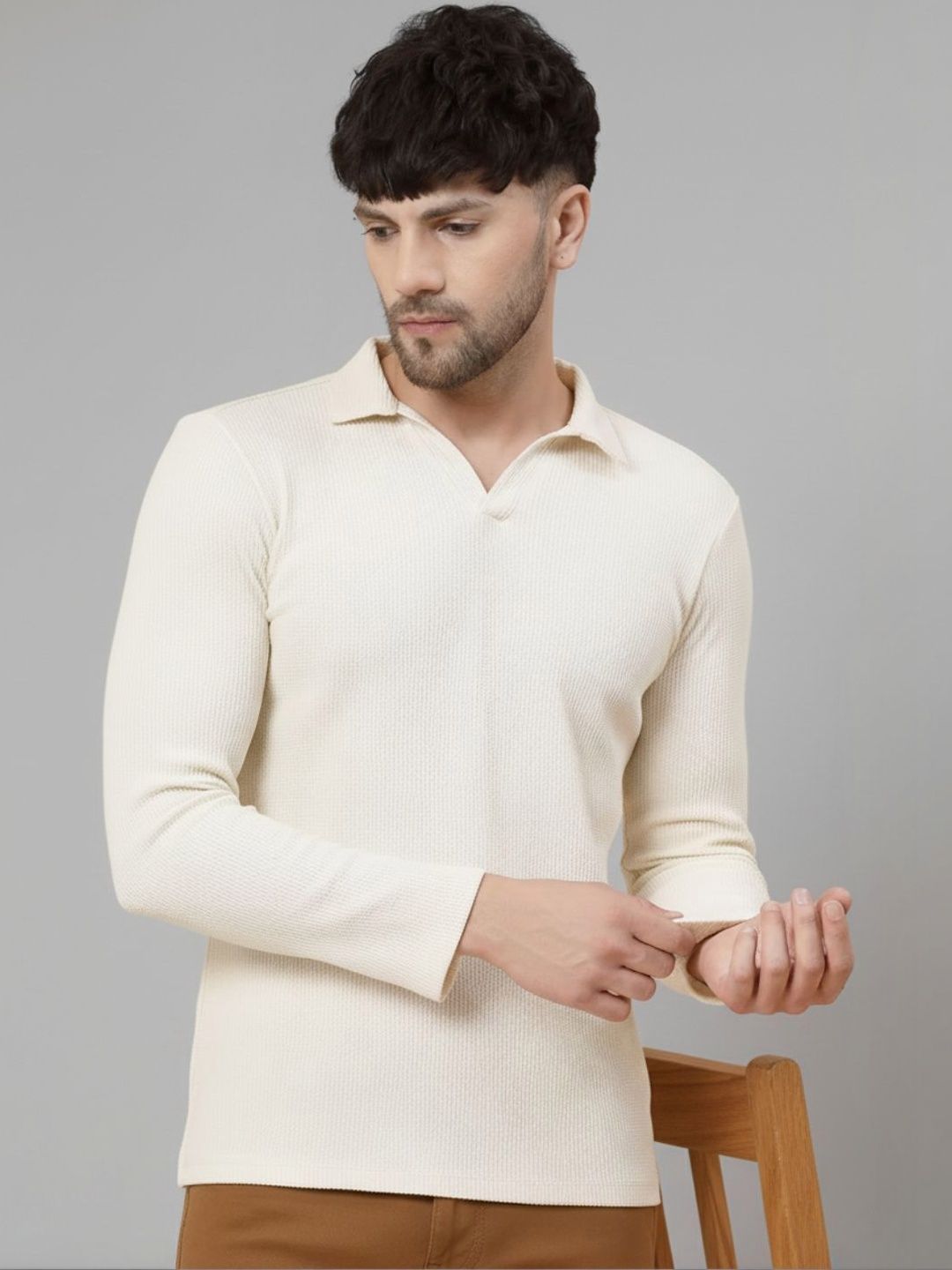 Rigo Men Polo Collar T-shirt