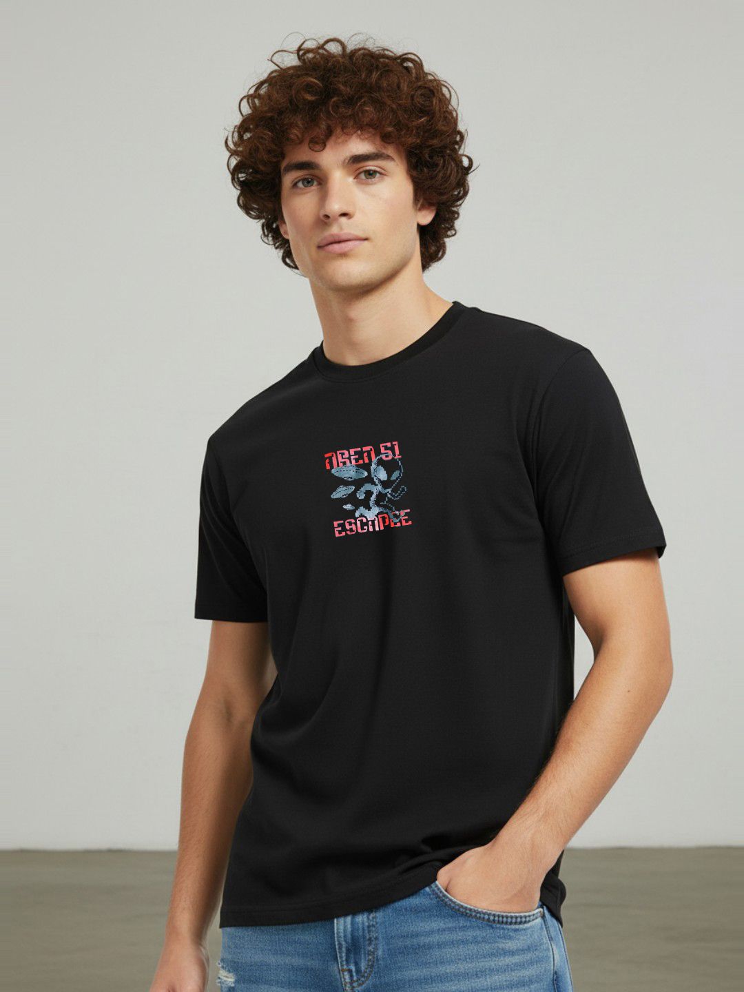 glitchez Men Printed T-shirt