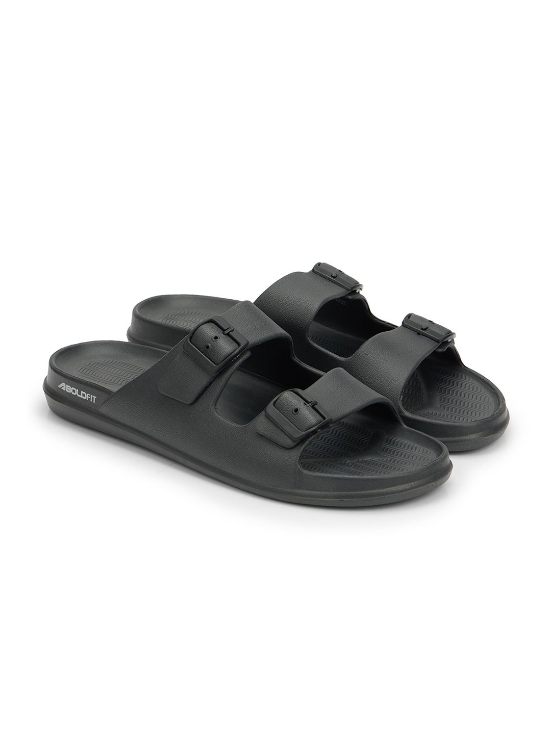 BOLDFIT Men Grey Walking Sliders