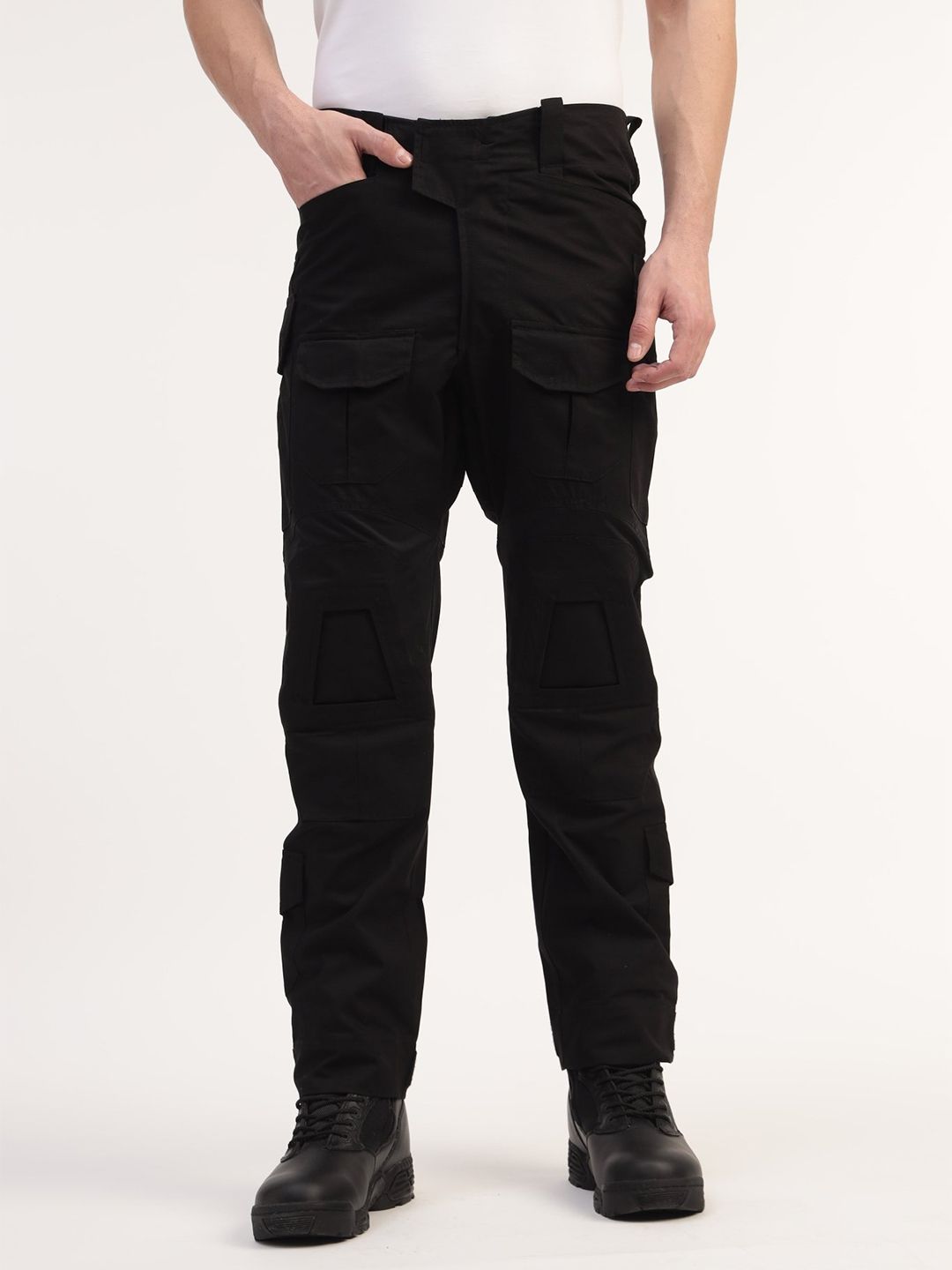 Cargo Drawcord Pants Black Mnml Tactical Pants Black Advanced 