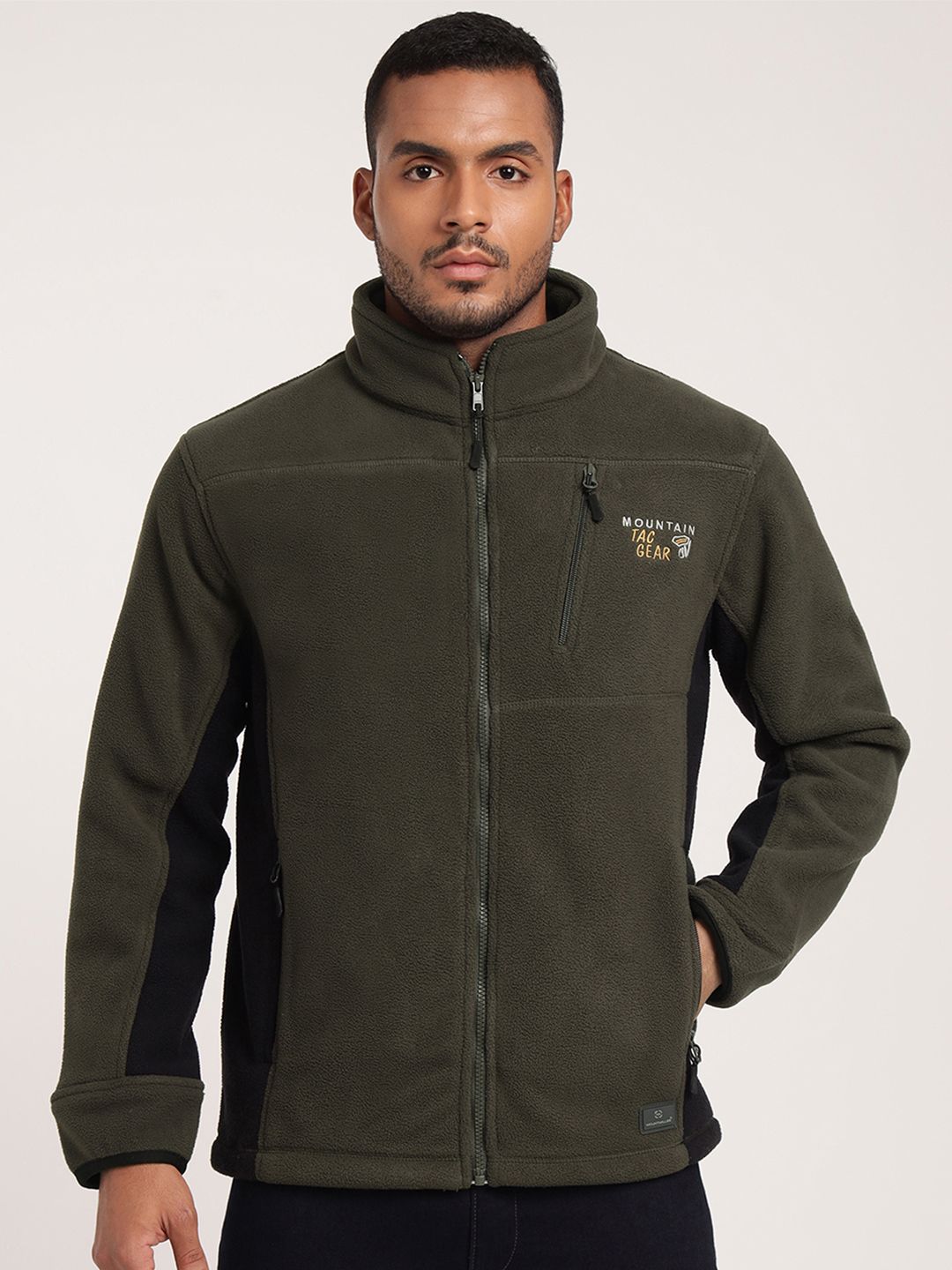 MOUNTMILLER Men's Solid Ripstop Dual Superbond HLKN Fleece Tactical Hooded Jacket