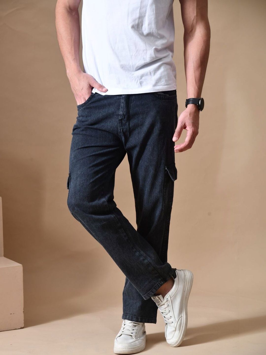 Moda Rapido Men Classic Regular Fit Mid-Rise Light Fade Stretchable Jeans
